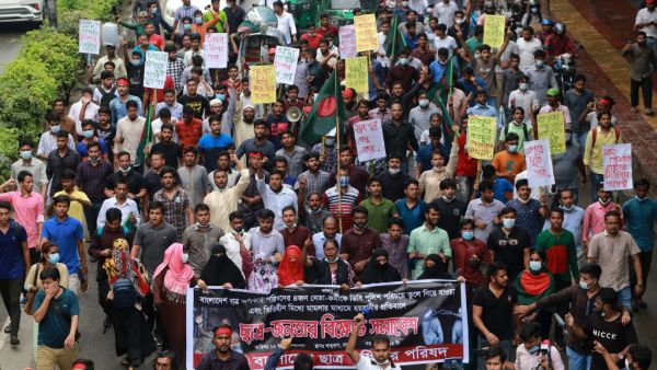 Bangladesh changed the maximum punishment for rape to the death sentence on October 12 following days of protests sparked by a string of sexual assaults, the government said. REHMAN ASAD / AFP