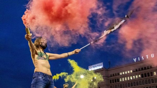 Protesters in Poland (Instagram)