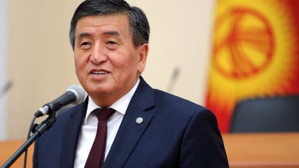 President of Kyrgyzstan Sooronbay Jeenbekov (Twitter)
