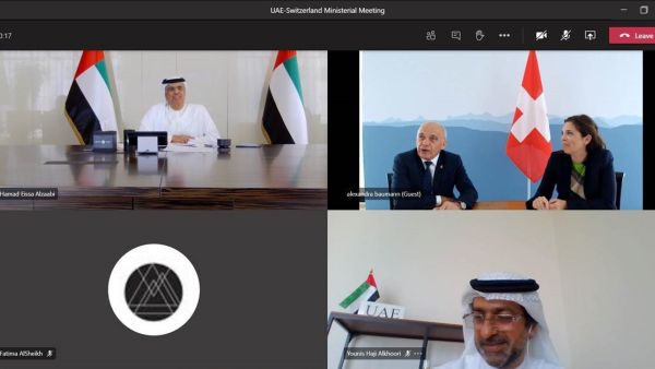 H.E. Obaid Humaid Al Tayer meets with Swiss Finance Minister