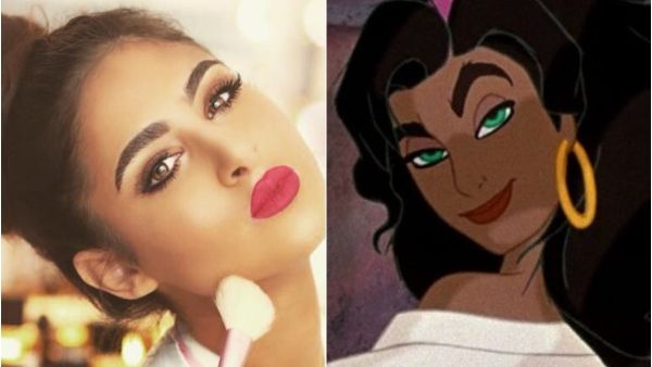 إطلالة خبيرة التجميل وعد التركي بشخصية أزميرالدا