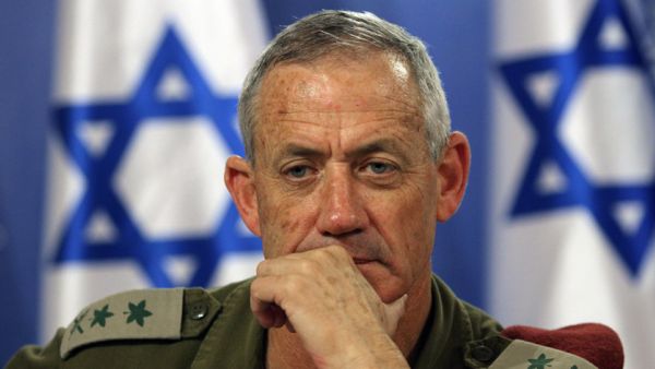 Former military chief Benny Gantz. (AFP/File PHoto)