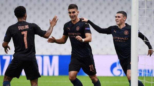 سيتي يتغلب على مرسيليا