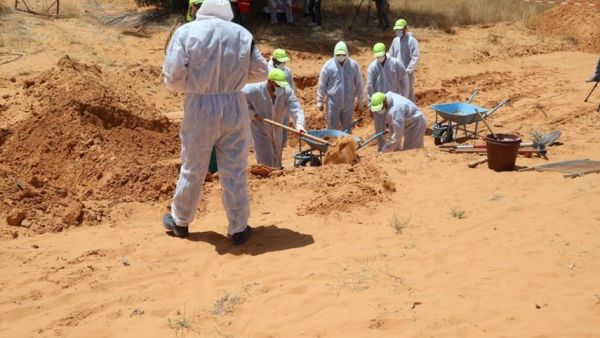 مقبرة جماعية في ليبيا/ أرشيفية