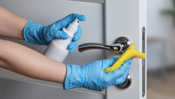 New study suggests virus doesn't spread through surfaces such as door handles (Shutterstock/ File Photo)