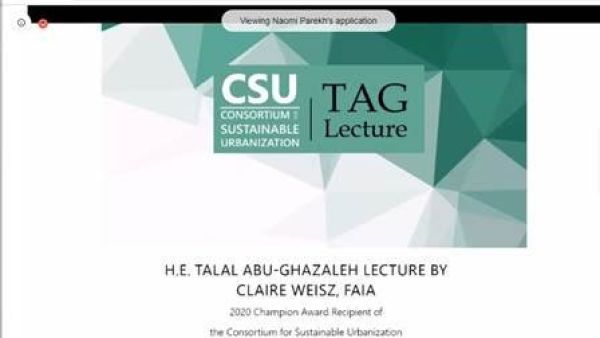 إشادة عالمية بدور أبوغزاله بصفته الرئيس المؤسس لاتحاد التحضر المستدام