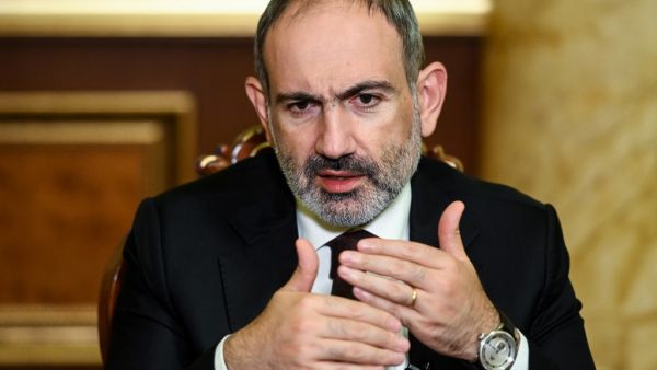 In this file photo taken on October 6, 2020 Armenian Prime Minister Nikol Pashinyan gives an interview to AFP in Yerevan. Armenian Prime Minister Nikol Pashinyan said on November 10, 2020 he had signed a "painful" agreement with Azerbaijan and Russia to end the war over the disputed region of Nagorno-Karabakh.