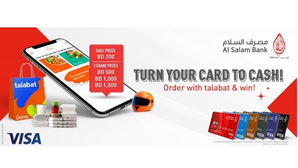 Al Salam Bank Partners With Talabat To Offer Its Cardholders Valuable Cash Prizes