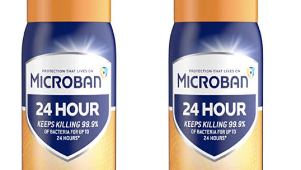 Microban 24-Hour Sanitizing Spray (Twitter)