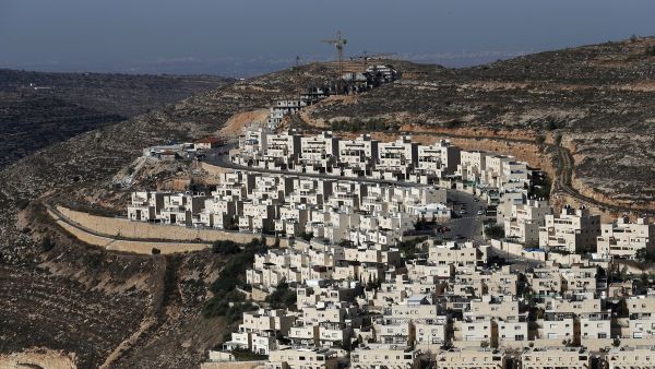 Israeli settlement of Givat Zeev, near the Palestinian city of Ramallah in the occupied West Bank, on 19 November 2019 [AHMAD GHARABLI/AFP/Getty Images]