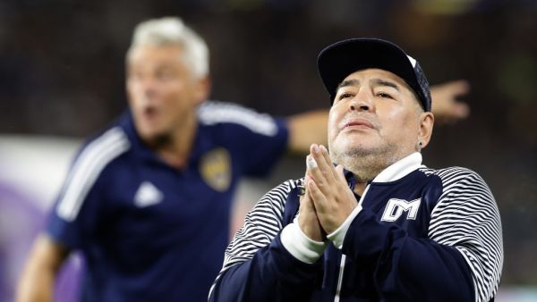 The Argentine legend underwent surgery last week and his doctor provided an update on the 60-year-old's condition on Tuesday. (Photo: AFP)