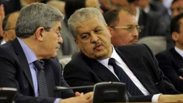 رئيسا الوزراء السابقين أحمد أويحيى وعبد المالك سلال 