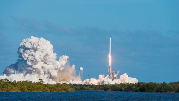 SpaceX Falcon Heavy Launch Kennedy Space Center. (Shutterstock/ File Photo)