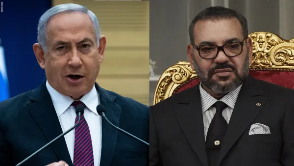 محمد السادس ونتنياهو