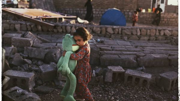 One shot for " life after shock " project / earthquake in kermanshah /iran . nov 2017