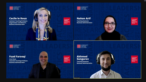 CMU-Q Shares Expertise With Qatar Community in New Virtual Lecture Series