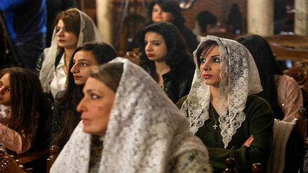 Palestinian Orthodox Christians attend a Christmas Mass (AFP File Photo)