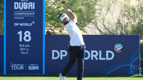 Rozner in action at the Golf in Dubai Championship presented by DP World (Photo: Supplied)