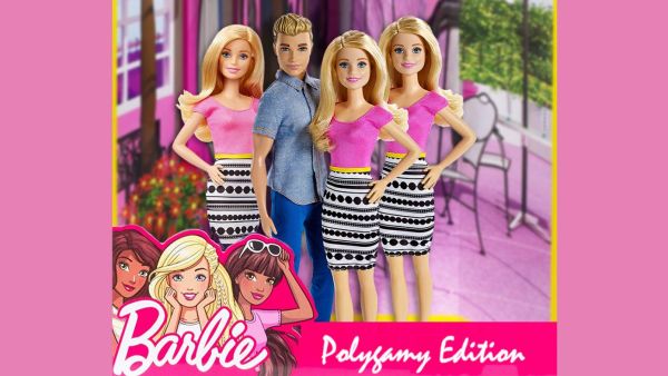 Mattel Unveils a Polygamy Edition of Barbie doll. (Twitter)