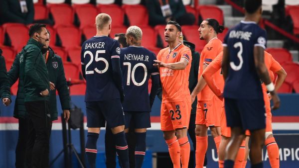  The visitors claimed that one of the referees used racist language towards assistant coach Pierre Webo while expelling him from the bench (Photo: AFP)
