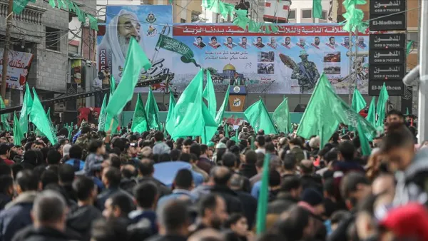 احتفالية لحركة حماس في غزة