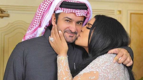 أحلام وزوجها مبارك الهاجري