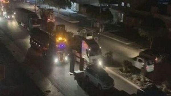  16 مدرعة أمريكية رافقت الرتل إلى الحدود العراقية