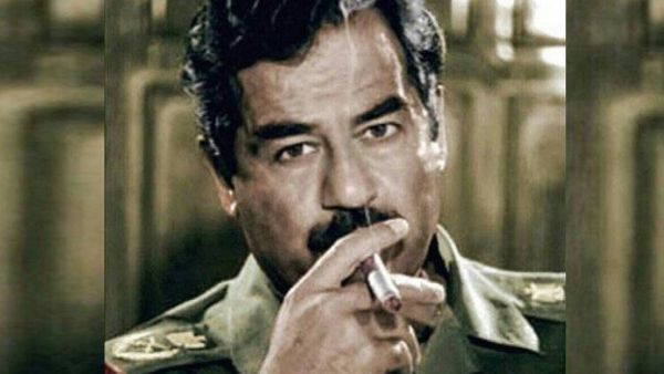 الرئيس العراقي الراحل صدام حسين