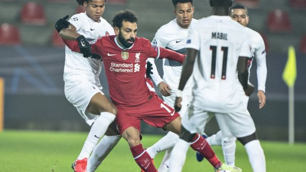  The Egypt international featured for the entire duration of the game despite the Reds having already secured Champions League progression (Photo: AFP)