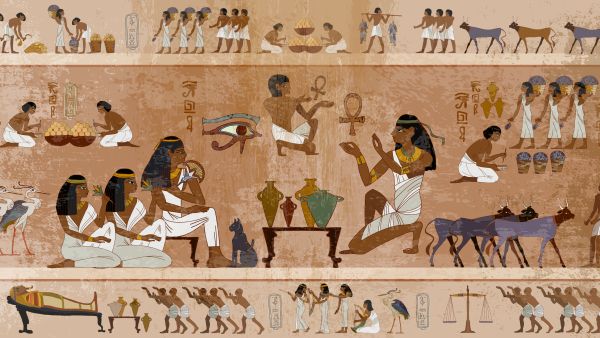Ancient mural, Egypt  (Shutterstock)	