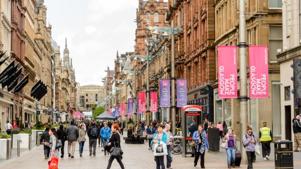 View of Buchanan Street in Glasgow looking north  (Shutterstock)