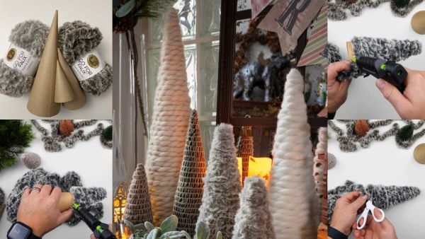 اصنعيه بنفسك: غابة أشجار الكريسماس الدافئة