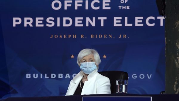 The US Senate confirmed Yellen as first female Treasury secretary for the US President Joe Bidens administration on January 25, 2021. ALEX WONG / AFP