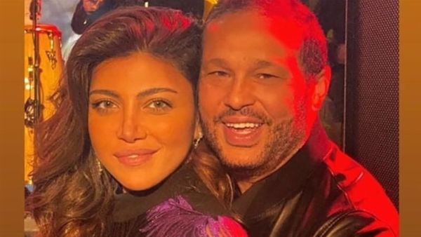 ريهام حجاج تحتفل بعيد ميلاد زوجها رجل الأعمال محمد حلاوة