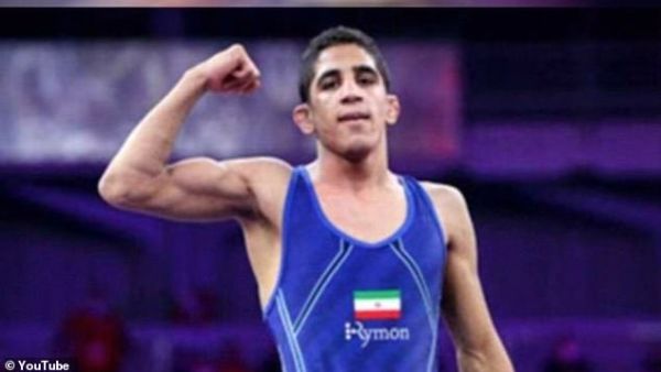 Champion wrestler Mehdi Ali Hosseini, 29, (pictured) from Andimeshk, Khuzestan, is set to be the second wrestler executed by Iran. (YouTube)