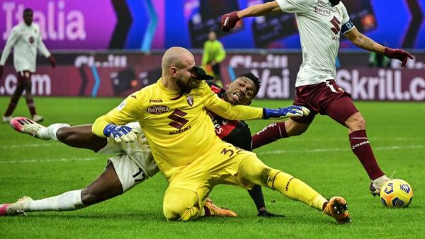 مباراة قوية بين ميلان وتورينو