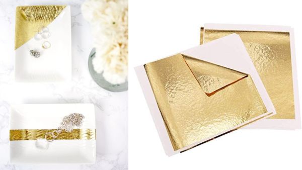 اصنعيه بنفسك: صواني ذهبية للمجوهرات