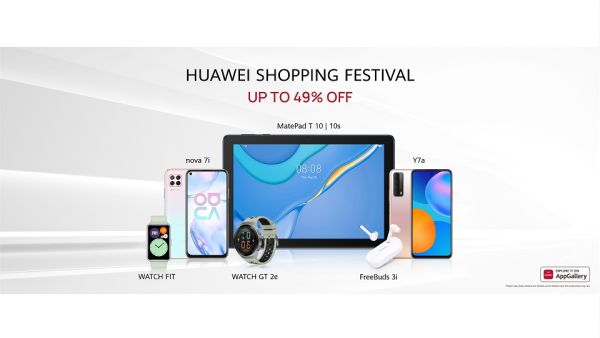 Great Offers on the Latest Devices From Smartphones, Tablets and a Wide Range of Innovative Wearables During Huawei Shopping Festival