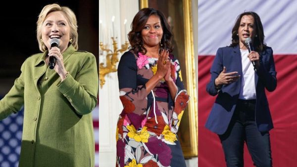 Kamala Harris, Michelle Obama, and Hillary Clinton All Wear Bipartisan Purple To Inauguration in Show of 'Unity'