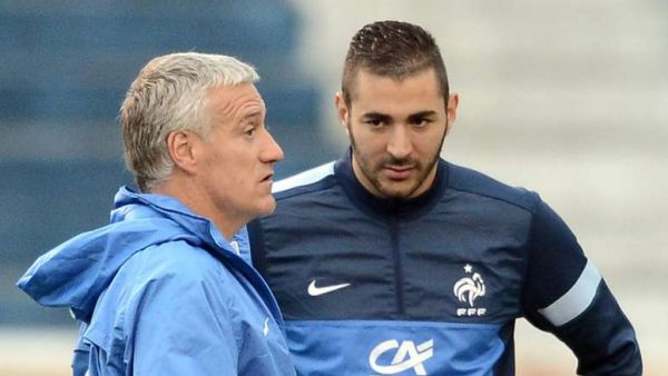 صورة أرشيفية لبنزيمة وديشامب