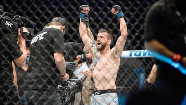 A participant at the UFC (Photo: Trade Arabia)