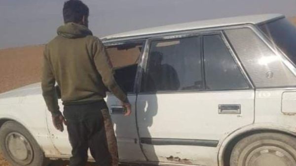 سيارة حسين شيخ الجميل بعد اغتياله