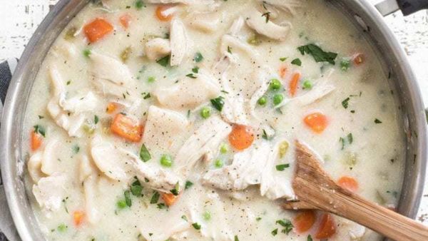 فطائر زلابية الدجاج بالخضار