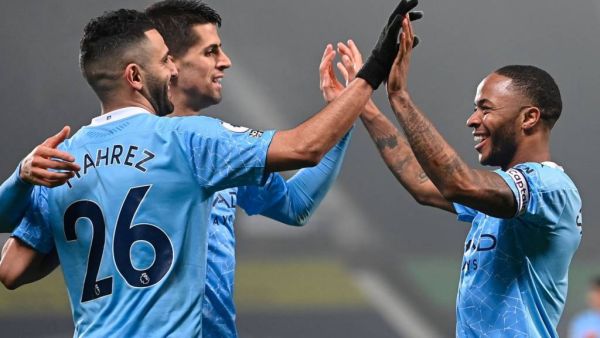 الثلاثي ستيرلينغ وكانسيلو ومحرز يقودون مانشستر سيتي لفوز كبير على ويست بروميتش