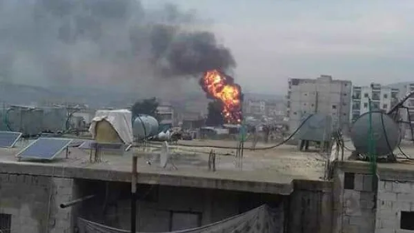 تفجير سيارة مفخخة في مدينة عفرين