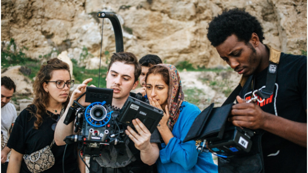 SFP2 Short Film Production Grant awardee Julian Alexander on the set of Layla, at Last, 2019. Image courtesy of Julian Alexander Grant Supports Creation and Production of Original Short Films