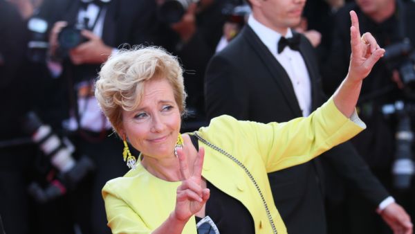 Emma Thompson at the premiere for "The Meyerowitz Stories" at the 70th Festival de Cannes. (shutterstock)