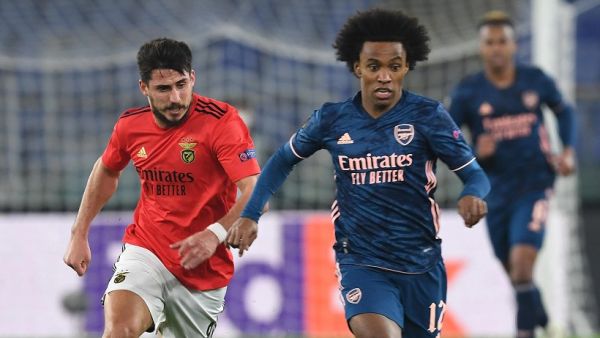 من لقاء الذهاب بين بنفيكا وآرسنال