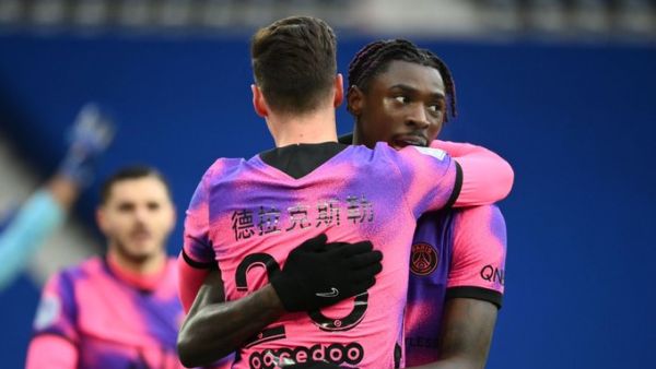 كين (يمين) يقود الباريسي للفوز في غياب نيمار المصاب