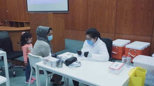During the event Azizi Developments Organises Vaccine Drive in Cooperation With Dubai Health Authority and Ministry of Health and Prevention